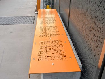 Brisbane Ferry Terminals: Powder-coated aluminium balustrade panels