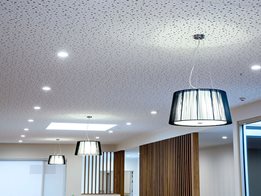 Rigitone™ perforated plasterboard range: Acoustic performance with design freedom