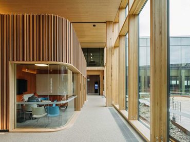 UTAS Burnie's design draws on biophilic elements to foster a natural environment for students 