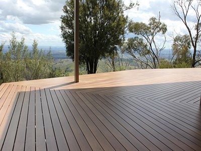 DecoDeck Outdoor Deck with Non-combustible Timber Decking