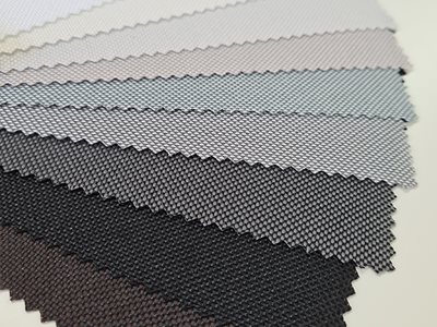 Kool-Tech Fabric Range Colour Swatch White to Grey