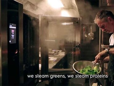 Electrolux Professional Combi oven has become a giant bamboo steamer for the perfect steaming of dumplings, greens and proteins 