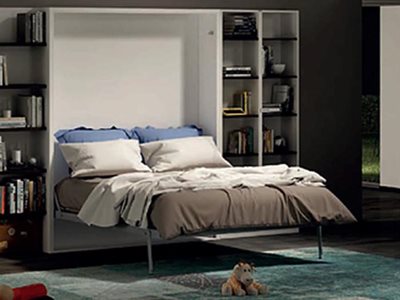 Flat Vertical smart bed open