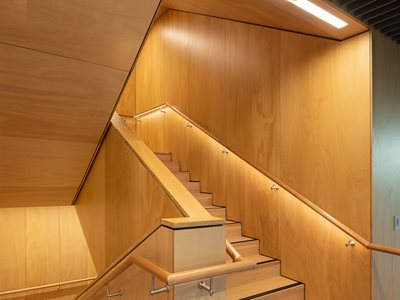 Matilda Fireply Timber Stairwell