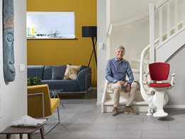 Otolift stairlift: Thinnest single rail worldwide