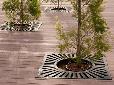 SABdrain New Stone Furniture Tree Grates Image