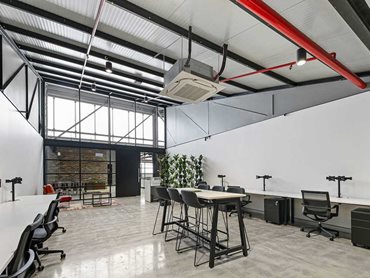  Kingspan’s trapezoidal roof panels were specified to lend a sleek edge to the new office space