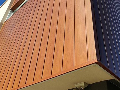 DecoClad Detailed Narrowline Building Facade with Non-Combustible Aluminium Cladding