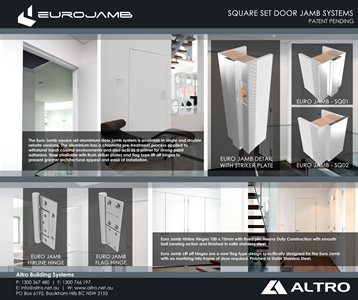 EuroJamb With Hinges 2016 Dark Fade