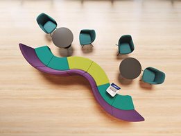 Arena Seating: Striking choice for reception, waiting room or breakout areas