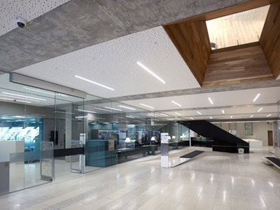 Stratopanel Linear Commercial Hallway Interior