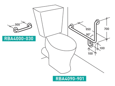 Bathroom accessories Soap holder for bathrooms for disabled.