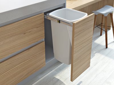 Hideaway Bins Compact Bins KC50SCD Wooden