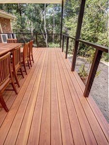 DecoDeck Outdoor Patio with Non Combustible Timber Decking 1