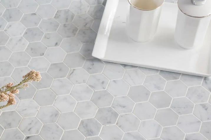 mosaic hexagonal floor tiles designs self adhesive buy online cheap bubble look