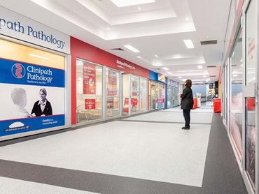 Altro Cantata and Xpresslay adhesive-free flooring products were chosen for the shopping centre project based on their reliability and performance. 