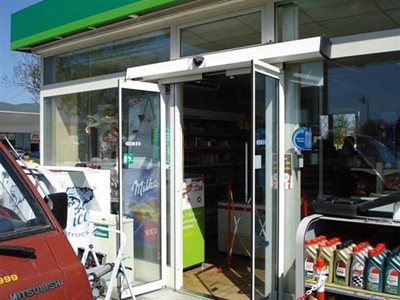 Assa Abloy Entrance Of Convenience Store With Sliding Door System