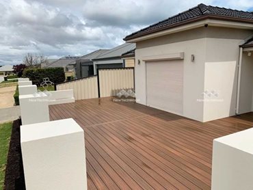 NewTechWood composite decking comes in an array of popular modern colours and different finishes