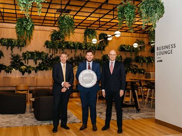 Mark Ross, managing director of Kamirice, Jack Noonan, vice president of IWBI APAC and Richard Poore, manager of development and projects at Kamirice