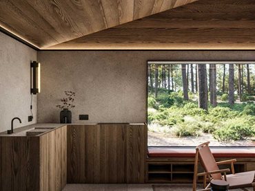 The minimalist Nordic aesthetic captured in every Hytte cabin reinforces a sense of escapism