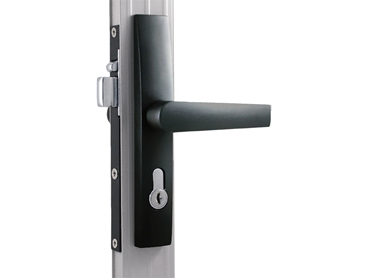 Product image of hinged sliding security door hardware