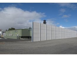 Commercial Modular Noise Barrier Systems from Wallmark