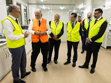 Prime Minister tours DECO Testing Laboratory