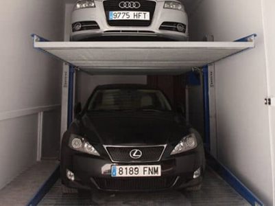 Single Spacer Car Lift Two Cars