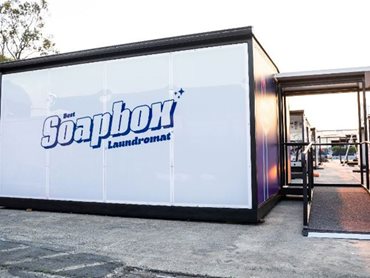 Soapbox is an innovative cashless laundromat experience that challenges conventional laundromat perceptions 