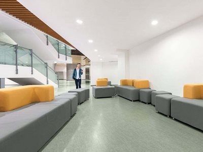 Highly Durable And Customisable Wall And Flooring Products In Commercial Corporate Building
