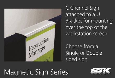 Product Showcase Workstation Sign Series