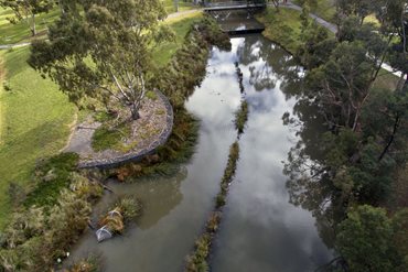 2017 Sustainability Awards, Innovation or Application winner: La Trobe University Integrated Stormwater Management Project by CJ Arms & Associates