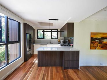 With careful planning and some clever design features, the owners now enjoy a light, bright home