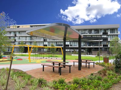 Town and Park Street Furniture Stoddart Exterior Shelter Park