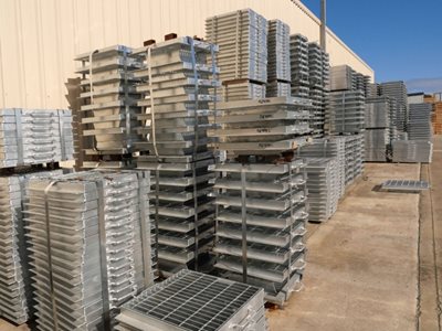 SVC Galvanised Steel Stormwater Grates Product Stocks