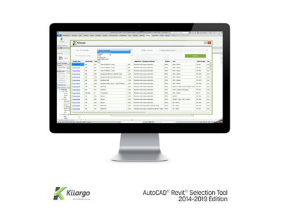 Kilargo AutoCAD Revit Selection Tool Excel on Mac Screen