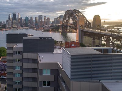 Arcadia Louvres Skyscape Sydney Harbour Bridge