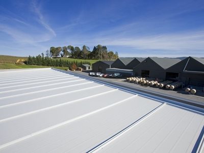 Bondor Equideck Long Span Self Supporting Roof Panels Shaw and Smith Winery