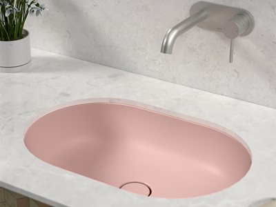 Caroma Liano II Colour Basins Pink