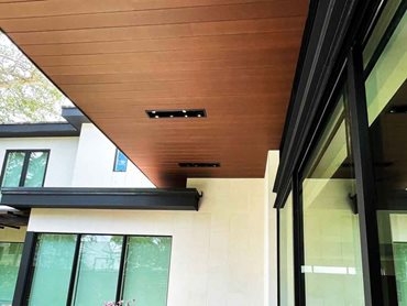 Innowood ceilings provide a real timber look 