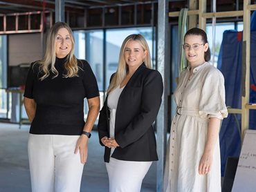 Tania Sydney-Smith - Project Solutions (WA) with Alicia Koidis and Dayle Parkins of IWG