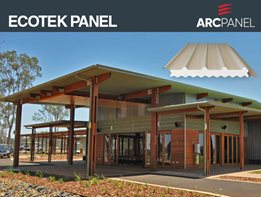 ARCPANEL Ecotek Panel: The complete sustainable low pitched roofing solution that's quick to install