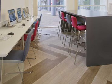 IVC Commercial's parquet ﬂooring is available locally in Australia in two different sized boards
