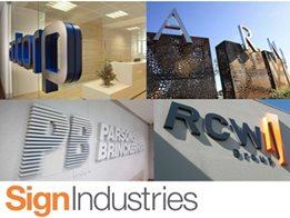 Fabricated 3 Dimensional Metal Signage and Custom Manufacturing from Sign Industries 