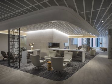 Approximately 30,000m² of SAS metal ceiling systems have been installed in the office