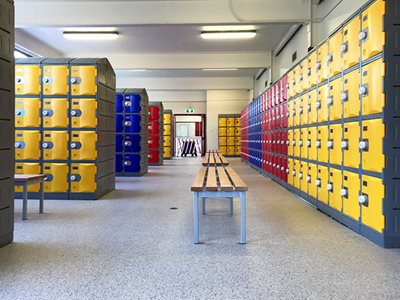 Plastic Lockers Multicoloured