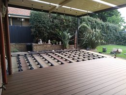 Low-height or waterproof membrane sub floor (deck support) system