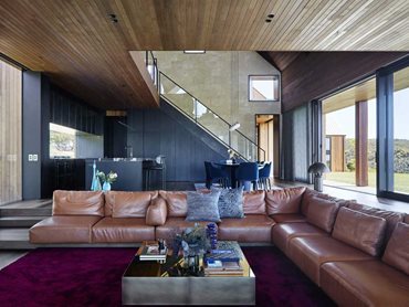 Tasmanian Oak plays the hero throughout the home’s functional yet modern interior