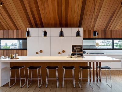 Kitchen Interior Timber Detailing Polaris