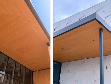 Innowood’s shiplap cladding system features an interlocking tongue and groove design 